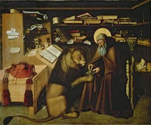 St. Jerome Removing a Thorn from the Lion